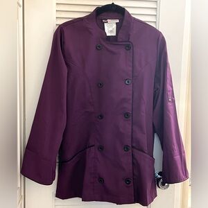 Purple CHEF UNIFORMS size Small